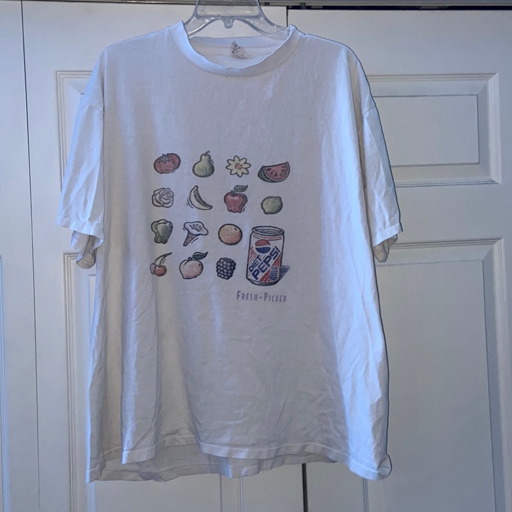a vintage styled diet pepsi shirt